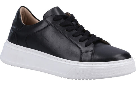 Hush Puppies Camille Womens Leather Lace Up Trainer
