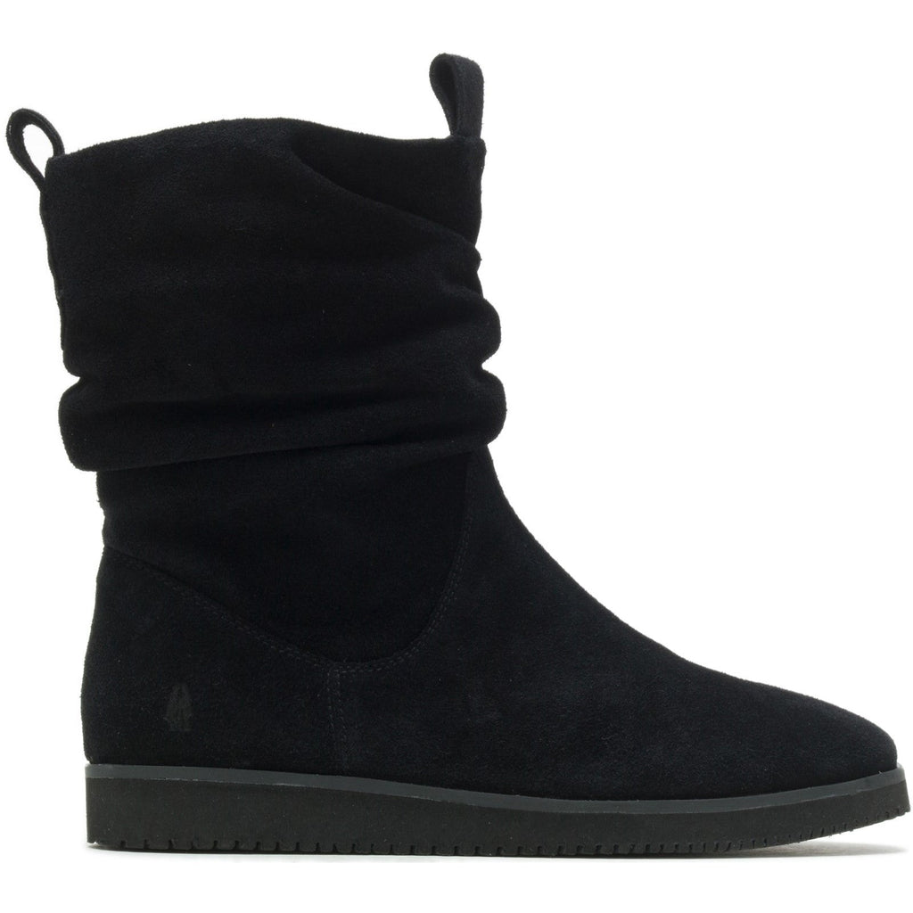 Hush Puppies Chow Chow Ruched Womens Suede Leather Boot Robin Elt Shoes