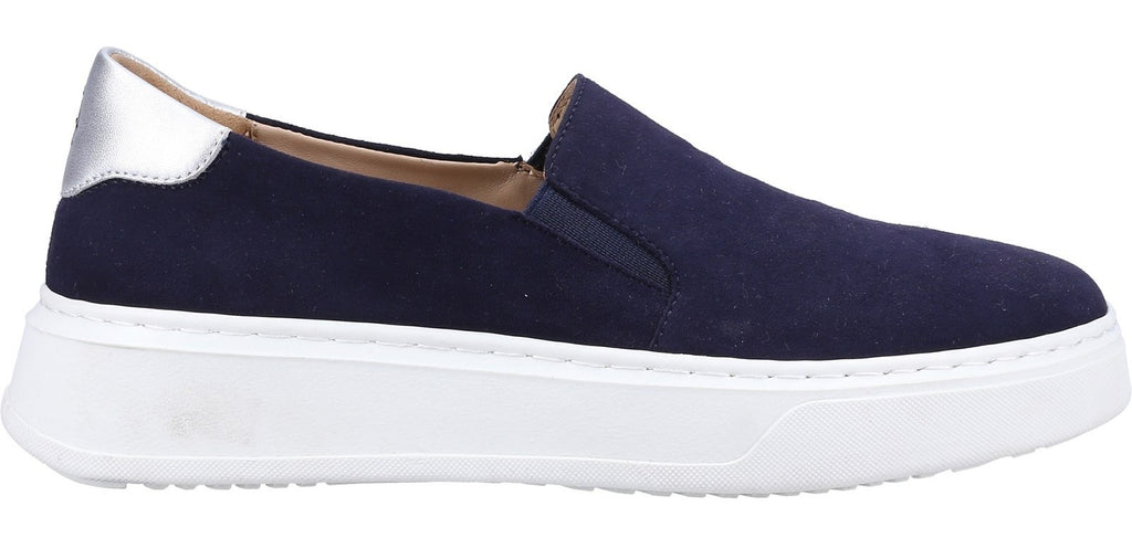 Hush Puppies Corinne Womens Leather Slip On Casual Shoe Robin Elt Shoes