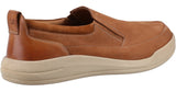 Hush Puppies Eamon Mens Leather Slip On Casual Shoe