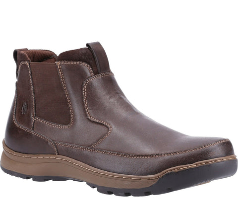 Hush Puppies Gavin Mens Chelsea Style Leather Boot