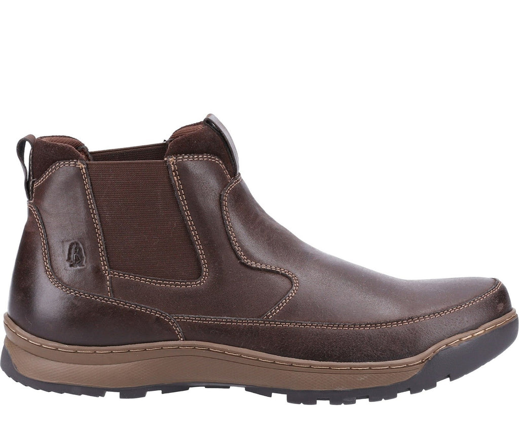 Hush Puppies Gavin Mens Chelsea Style Leather Boot Robin Elt Shoes