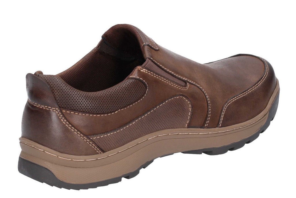 Hush Puppies Jasper Mens Slip On Casual Shoe Robin Elt Shoes