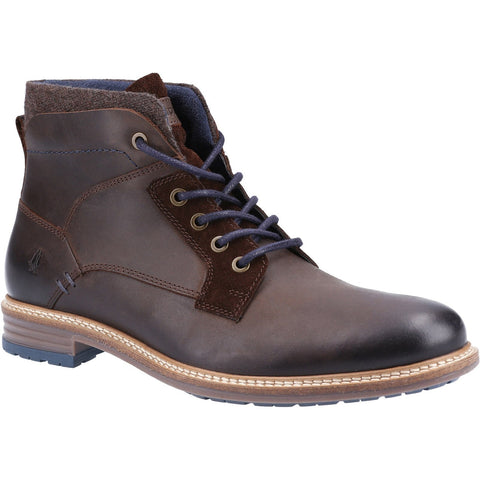 Hush Puppies Joel Mens Leather Lace Up Dealer Boot