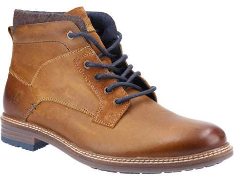 Hush Puppies Joel Mens Leather Lace Up Dealer Boot