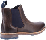 Hush Puppies Justin Mens Leather Chelsea Boot