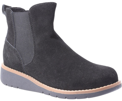 Hush Puppies Layla Womens Suede Leather Ankle Boot