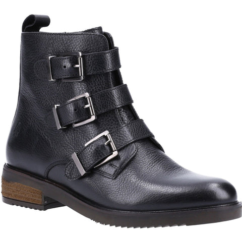 Hush Puppies Pria Womens Leather Ankle Boot