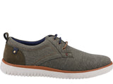 Hush Puppies Sandy Mens Lace Up Canvas Casual Shoe