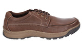 Hush Puppies Tucker Mens Leather Lace Up Casual Shoe