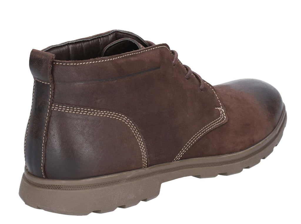 Hush Puppies Tyson Mens Leather Lace Up Chukka Boot Robin Elt Shoes