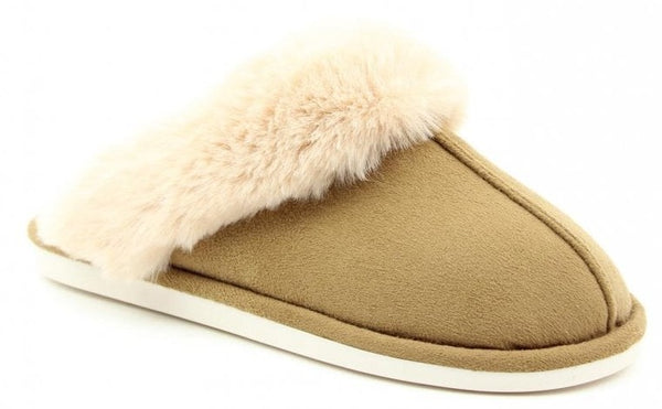 Heavenly Feet Fireside Womens Faux Fur Slippers