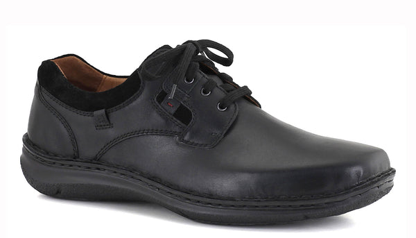 Josef Seibel Anvers 36 43390 Mens Extra Wide Fit Lace Up Shoe Black L 946600