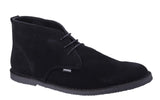 Lambretta Selector Mens Large Size Suede Lace Up Desert Boot