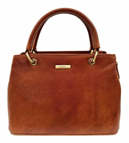 Nova 6145 Leather Ring Handle Handbag