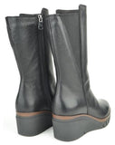 Paula Urban 10-1138 Womens Wedge Heeled Leather Ankle Boot