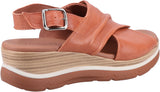 Paula Urban 2-410 Womens Leather Wedge Heeled Sandal