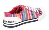 Rocket Dog Jazzin Eden Stripe Womens Lace Up Canvas Sneaker