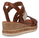 Remonte D3064-24 Womens Wedge Heeled Leather Sandal