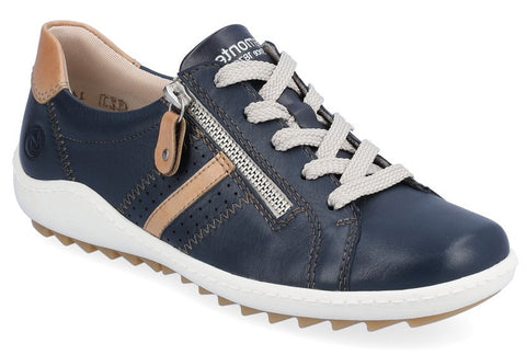 Remonte R1432-14 Womens Leather Lace Up Trainer