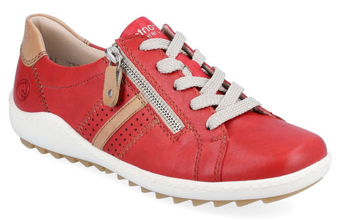 Remonte R1432-33 Womens Leather Lace Up Trainer