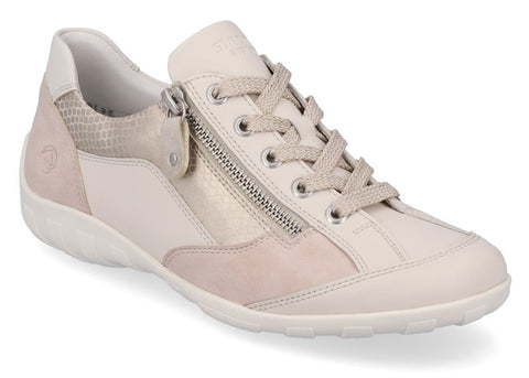 Remonte R3410-60 Womens Leather Lace Up Trainer