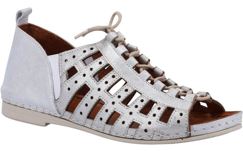 Riva Newport Womens Leather Lace Up Casual Shoe