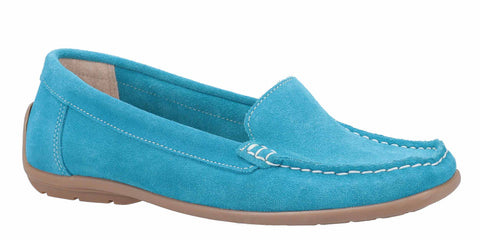 Riva Torrella Womens Suede Leather Slip On Casual Moccasin