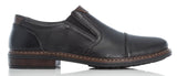 Rieker 17659-00 Mens Leather Slip On Shoe