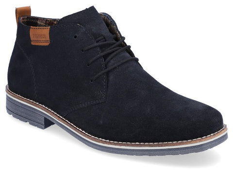 Rieker 33206-14 Mens Suede Leather Ankle Boot
