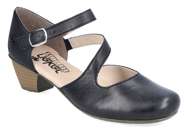 Rieker 41780-00 Womens Leather Mary Jane Shoe