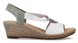 Rieker 624H6-80 Womens Slip On Sandals
