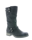 Rieker 98860-00 Womens Warm Lined Mid Calf Length Boot