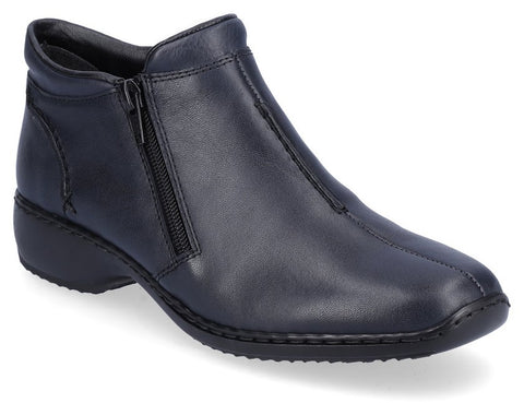 Rieker L3882-15 Womens Twin Zip Casual Ankle Boot