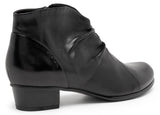 Regarde Le Ciel Stefany 350 Womens Ruched Leather Ankle Boot