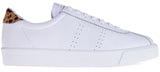 Superga 2843 Sport Club S Womens Leather Lace Up Trainer