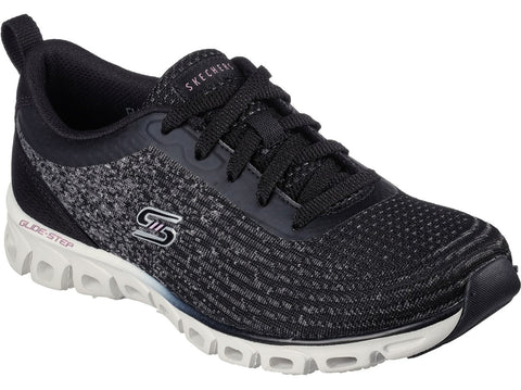 Skechers 104325 Glide-Step Head Start Womens Lace Up Trainer