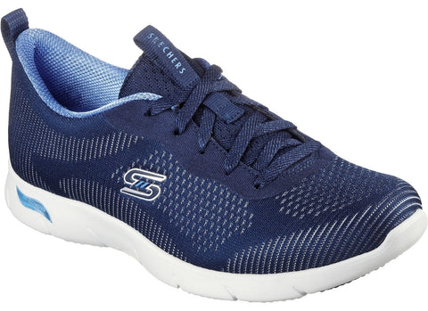 Skechers 104390 Arch Fit Refine Classy Doll Womens Lace Up Trainer