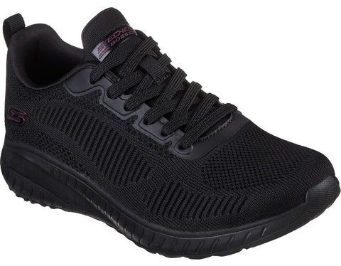 Skechers 117209 Bobs Squad Chaos Face Off Womens Lace Up Trainer