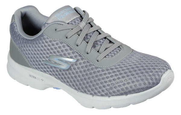 Skechers GOwalk 6 Iconic Vision Shoe Grey/Blue