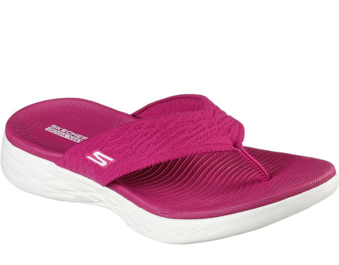 Skechers 140037 On-The-Go 600 Sunny Womens Toe Post Sandal
