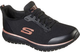 Skechers 77222EC Work Squad SR Womens Slip On Work Shoe