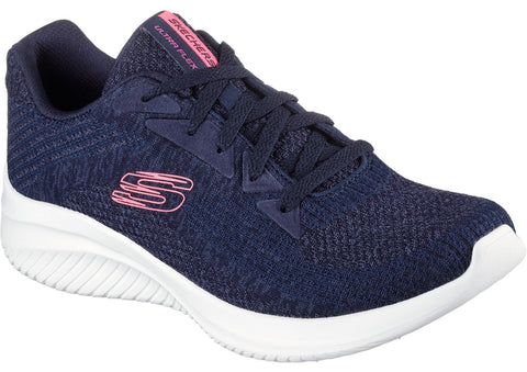 Skechers Ultra Flex 3.0 Best Time Womens Lace Up Trainers