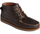 Sperry Authentic Original Boat Chukka Tumbled Boots Dark Brown
