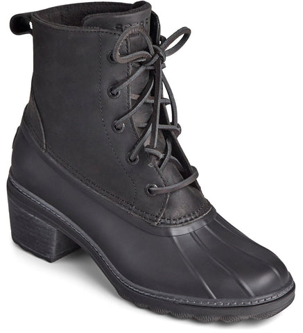 Sperry Saltwater Heel Fashion Womens Leather Ankle Boot